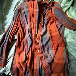 BDG rust color flannel